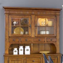 Liberty Furniture 17-CH6285 Treasures - Hutch - Rustic Oak