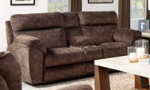 Jackson Furniture Industries 762229-2793/29 Jackson Furniture Industries 762229-2793/29 Sedona - Power Lay Flat Reclining Console Loveseat With Power Adjustable Headrest & Lumbar - Mocha