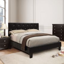 Furniture of America CM7949BK-EK-BED Velen - Eastern King Bed - Black