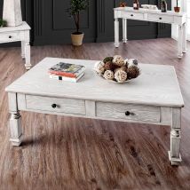 Furniture of America CM4089C Joliet - Coffee Table - Antique White