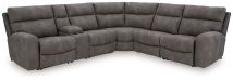 Signature Design by Ashley® 61003S7 Next-gen Durapella - Slate - 6-Piece Power Reclining Sectional