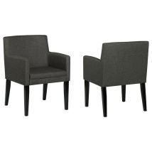 Coaster Fine Furniture 106252 Catherine - Upholstered Dining Arm Chair (Set of 2) - Gray