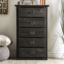 Furniture of America AM7000BK-C Ampelios - Chest - Wire - Brushed Black