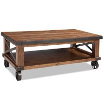 Intercon TS-TA-5028C-CYB-C Taos - Coffee Table With Casters - Canyon Brown