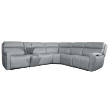 Liberty Furniture 7026GR-UPH-6PCSEC Liberty Furniture 7026GR-UPH-6PCSEC Chase - 6 Piece Sectional - Oslo Gray