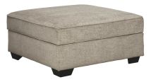 Signature Design by Ashley® 5610311 Bovarian - Stone - Ottoman With Storage