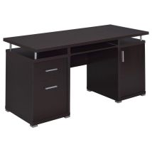 CoasterEveryday 800107 Tracy - 2-Drawer Office Computer Desk - Cappuccino
