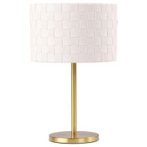 Coaster Fine Furniture 920304 Ramiro - Drum Shade Metal Bedside Table Lamp - Gold