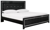 Signature Design by Ashley® B1420B13 Kaydell - Black - King Upholstered Panel Bed