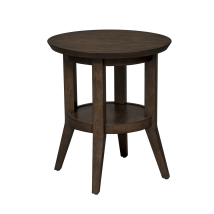 Liberty Furniture 796-OT1021 Ventura Blvd - Round End Table - Dark Brown