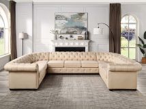 ACME LV01460 Jaqueline - Sectional Sofa - Beige Linen