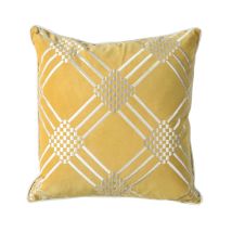 Furniture of America PL8040-2PK Sam - Pillow (Set of 2) - Silver / Gold