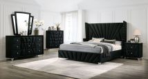 Furniture of America CM7164BK-Q-BED Carissa - Queen Bed - Black