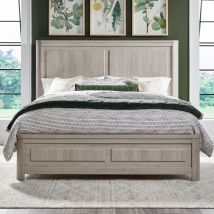 Liberty Furniture 522-BR-KPB Modern Play - King Panel Bed - Natural White