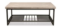 Riverside Furniture 77702 Capri - Coffee Table - Alabaster Travertine