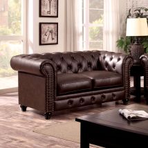 Furniture of America CM6269BR-LV-VN Stanford - Loveseat - Brown