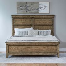 Liberty Furniture 930-BR-KPB Carolina Park - King Panel Bed - Amber Brown