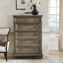 Liberty Furniture 502-BR41 Carlisle Court - 5 Drawer Chest - Medium Brown