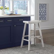 Liberty Furniture 38-B1830-W Creations - 30" Sawhorse Stool - White