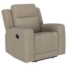 Coaster Fine Furniture 610283 Brentwood - Upholstered Recliner Chair - Taupe