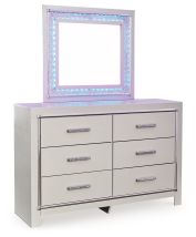 Signature Design by Ashley® B2114B1 Zyniden - Silver - Dresser And Mirror