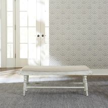 Liberty Furniture 661W-C9001B Whitney - Bench - Antique Linen / Weathered Gray
