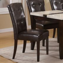ACME 07054 Britney - Side Chair (Set of 2) - Dark Brown - 20"