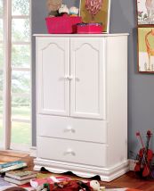 Furniture of America CM7159WH-AR-VN Dani - Armoire - White