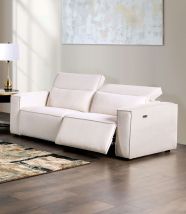 Furniture of America FM62002WH-LV-PM-PK Treharris - Power Loveseat