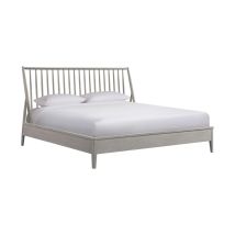 Intercon BY-BR-9860K-WHT-C Intercon BY-BR-9860K-WHT-C Bayside - King Bed - Silver