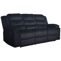 New Classic U1816-30-BLK Willow - Sofa With Dual Recliner - Black