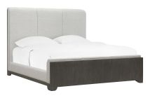 Pulaski Furniture P402-BR-K1 Anderson Park - Queen Upholstered Bed - Moose Trail / Frontier Brown