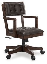 Ashley Furniture H556-01A Breckington - Home Office Desk Chair - Dark Brown
