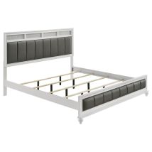 CoasterEveryday 205891KE Barzini - Wood Eastern King Panel Bed - White