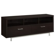 CoasterEssence 701973 Casey - 2-Drawer Engineered Wood TV Stand - Cappuccino