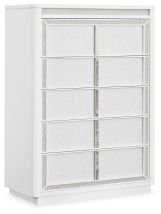 Ashley Furniture B822-46 Chalanna - Five Drawer Chest - White