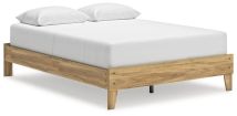 Signature Design by Ashley® EB1760-113 Bermacy - Light Brown - Queen Platform Bed