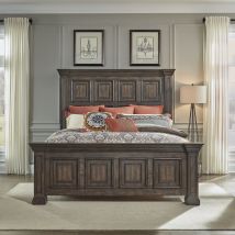Liberty Furniture 361-BR-QPB Liberty Furniture 361-BR-QPB Big Valley - Queen Panel Bed - Brown