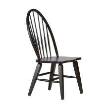 Liberty Furniture 482-C1000S Hearthstone Ridge - Windsor Back Side Chair - Black