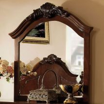 Furniture of America CM7952M Velda - Mirror - Brown Cherry