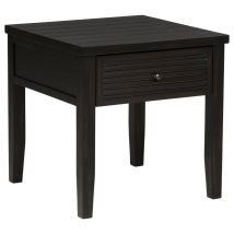Coaster Fine Furniture 710577 Concord - 1-Drawer Square End Table - Distressed Java