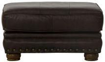 Jackson 524110-1268/09-3068/09 Roberto - Leather Ottoman - Cocoa