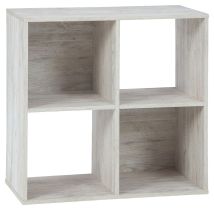 Signature Design by Ashley® EA1811-2X2 Paxberry - Whitewash - Four Cube Organizer