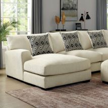 Furniture of America CM6587BG-OT Kaylee - Ottoman - Beige
