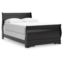 Ashley Furniture B128B9 Huey Vineyard - Full Sleigh Bed - Black
