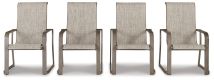 Signature Design by Ashley® P323-601A Beach Front - Beige - Sling Arm Chair (Set of 4)
