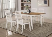 Coaster Fine Furniture 122301-S5 Nogales - 5 Piece Rectangular Dining Table Set - Off White