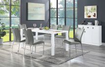 ACME DN00740 Pagan - Dining Table - White High Gloss Finish