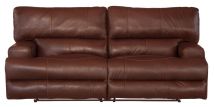 Jackson Furniture Industries 4581-1283/19-3083/19 Jackson Furniture Industries 4581-1283/19-3083/19 Wembley - Italian Leather Match Lay Flat Reclining Sofa - Walnut