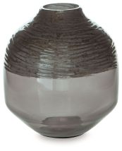 Ashley Furniture A2000725 Ashley Furniture A2000725 Harpwick - Vase - 8" - Iridescent Gray
